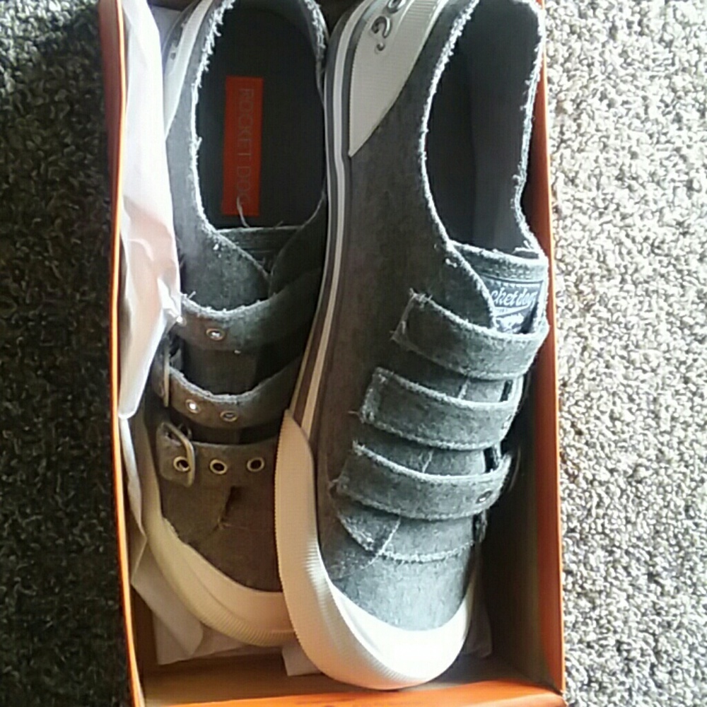 Rocket Dog Jolissa Grey Fabric Sneaker shoe